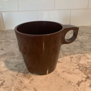 Vintage GPL Brown Mistral Melamine Coffee Tea Mug 70’s Camping
